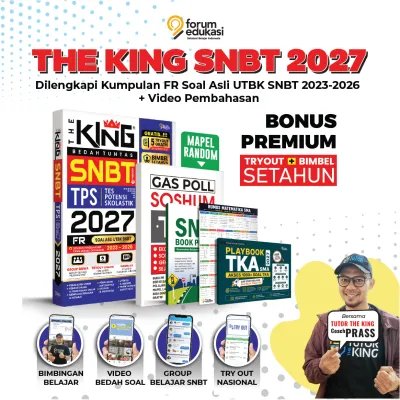 Buku THE KING SNBT 2027 ( UPDATE SOAL ESSAY / ISIAN SINGKAT) 7 IN 1