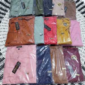 Setelan Rayon Twill Premium Botega Ld 110/120 - Baju dan Celana Casual Polos Warna Netral