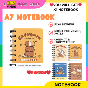 (READY STOCK)Capybara Single Line Notebook Kid Children Present Gift Cute Stationery可爱单线页卡皮巴拉笔记本 buku nota alat tulis
