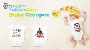 Hot Sale Baby Daily Clothes New Style Sublimation Textile Blanks Printing Summer Polyester Baby Romper KIXR