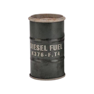 BEIBEI Simulated Iron Mini Oil Tanks Model Retro Industrial Style Small Container Mini Container Model Office Ornaments Decoration Iron Storage Box Doll Accessories