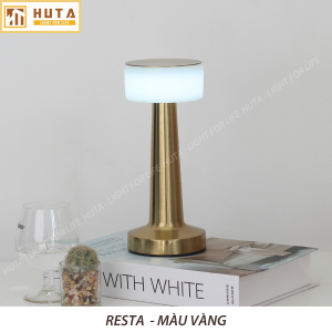 Đèn led trang trí bàn ăn gia đình HUTA Light For Life RESTA cảm ứng ba màu ánh sáng bảo hành 18 tháng