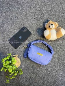 Mukena Clarissa Series | Mukena Travel Mini Parasut Premium Polos | Mukena Travel Pouch Model Korea Laser Cut