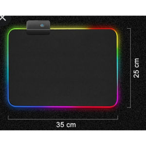 [READY STOCK] Mouse Pad RGB Colour LED Lighting Gaming Mouse Pad Computer Laptop Notebook Large Colorful Mousepad Game