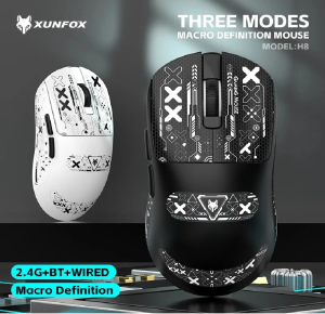 Chuột không dây ATTACK SHARK R1/Attack Shark X6/Attack Shark X11 kết nối 3 chế độ cảm biến PAW3311 với độ nhạy lên đến 18000DPI dành cho game thủ