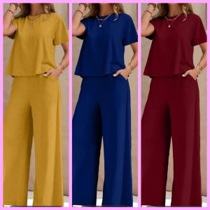bonie FREE GIFT FREE SHIPPING COD Short  Sleeves Top Blouse and Wide Leg Pants Terno Set    - xs to slim large - classy and elegant - timeless classic  - timeless piece - casual office or party - classic piece - super kapal ng tela - hindi kayo magsisi