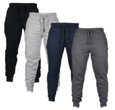 JFORLESS UNISEX Trendy Fashion High Waist Jogger Pants Trouser Track Pants M-XXL