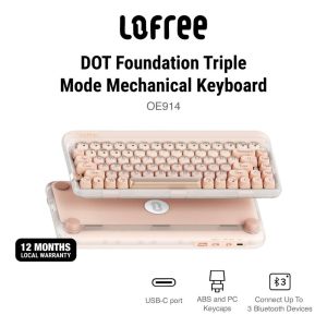 Lofree OE914 DOT Foundation Triple Mode Mechanical Keyboard
