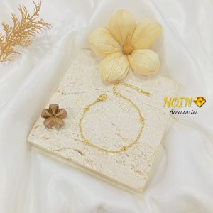 Noin Gelang Anak Titanium Jedar Jurai Bola Berjarak Titanium Steel Aksesoris Fashion Trend GLT191