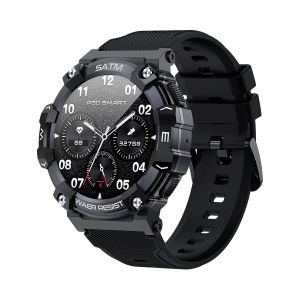 PG666 Bluetooth Call Smart Watch Men Outdoor Rugged Sport Fitness Tracker Smartwatch Heart Rate Blood Pressure Oxygen Monitor