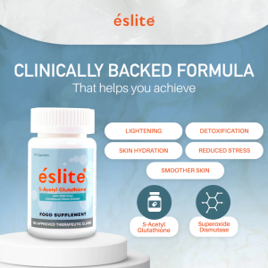 ESLITE S-Acetyl Glutathione AntiAging whitening Anti-Inflammatory Skin Health Protection 30pcs
