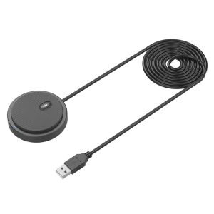 UM02 USB Omni-directional Condenser Microphone for Online Meeting Business Conference PC Laptop Gaming Live Broadcast Plug and Play