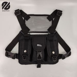 Tas Dada / Chest Bag Savero baepack / Tas dada Pria/ Chest bag cowok / Hitam