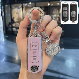 mazda smart key case for mazda 2/3 cx5 cx8 cx3 keychain mazda 3 key cover mazda key casing mazda key holder
