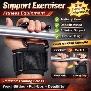 Wrist Support Power Strap Adjustable Grip Training Hook Enhanced Strength And Comfort Fitness Sports Equipment