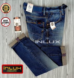 INLUX CELANA JEANS HUGOGHOST PRIA STRAIGHT PREMIUM DENIM