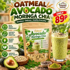[BUY 1 GET 1] Avocado Moringa Chia Oatmeal Powder  250g| Weight Management | Low Calorie Meal