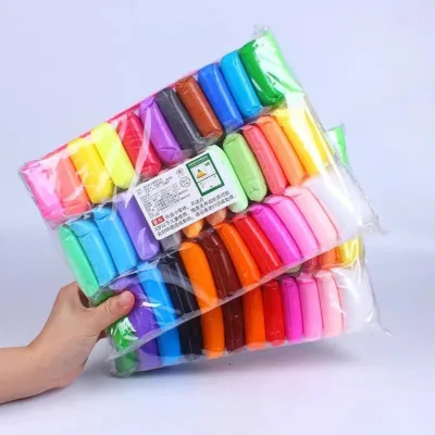 Clay Polymer Magic Mainan Plastisin 12 Warna / Lilin Mainan 12 Warna