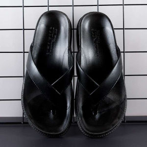 🌸พร้อมส่ง🌸 กีฬา เทรนด์แฟชั่น รองเท้าแตะชาย Rubber รองเท้าแตะ แบบสบายๆ งานแฟชั่น หรูหรา (ส่งจากไทย)🔥🔥