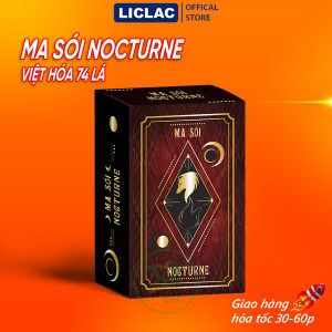 Bài Ma Sói Nocturne 66 Lá giấy cán màng chống nước Board Game Ma Sói Tiếng Việt phiên bản Bản Nhạc Đêm Tối Tăm