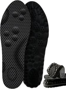 MINIQ 4D Cloud Steppers Insoles for Men & Women - Comfort Orthotic Arch Support Shoe Inserts Cloud Sole with Soft Triple Shock Absorption Breathable Honeycomb Cloud Soles for All-Day Soft Support