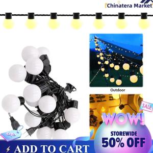 【Chinatera】1PC LED Fairy String Light Outdoor Small Ball Lights Globe String Lights for Garden Yard Patio Balcony Camping&Holidays