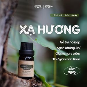 Tinh Dầu Xạ Hương Đỏ Nguyên Chất | Farm & Forest | Tăng Miễn Dịch Giảm Mụn Thư Giãn