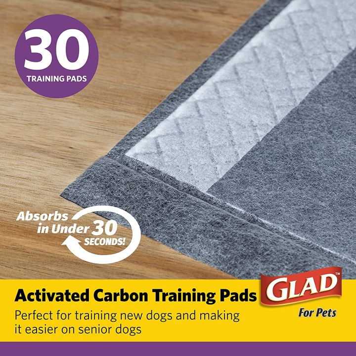 Glad%20for%20Pets%20Charcoal%20Puppy%20Pads%20Black%20Training%20sold%20per%20Pads%20ABSORB%20Neutralize%20Urine%20pee%20dog%20-%20Image%205