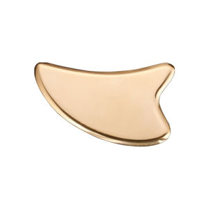 Hengfa Lina Pure Copper Brass Gua Sha Board Body Massage Tool Guasha Board for Acupuncture Scraping Massager Tools SPA Acupuncture Scraper