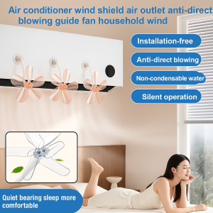 【FAMMY FAEY】Multi-Angle Adjustment Say Goodbye to Direct Blowing Air Conditioner Wind Shield New Air Conditioner Vent Fan Infant Anti-Direct Blowing Wind Guide Cover Office Baffle Wind Shield Hanging Machine Wind Shield