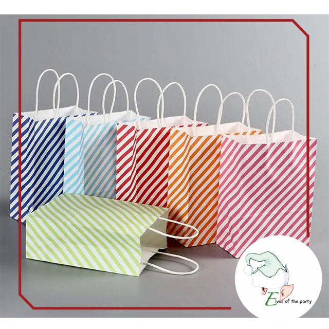 Stripes Gift Bag (Pack of 12) Lazada PH