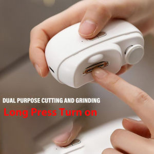 Electric Nail Clipper 2 In 1 Automatic Nail Er Nail Trimmer ing USB Charging