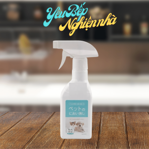 Xịt khử mùi làm thơm và dưỡng lông chó mèo thú cưng Kyowa chai 300ml nội địa Nhật Bản Yêu Bếp Nghiện Nhà VNM