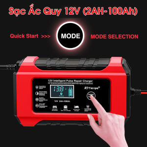 [MÀU ĐỎ] Sạc bình ắc quy 12V 6A TIANYE tự ngắt khi đầy chức năng bảo dưỡng phục hồi ắc quy bằng khử sunfat chống ngược cực- sạc ắc quy xe máy ắc quy ô tô- sạc acquy