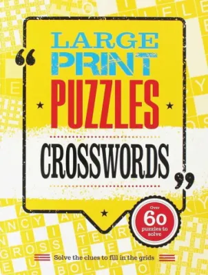 Crosswords -62 Puzzles (LARGE PRINT)