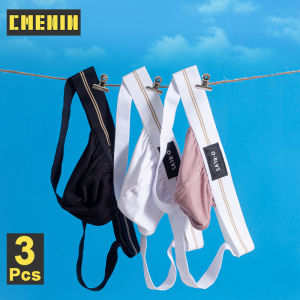 CMENIN ORLVS 3Pcs Modal Hip Raise Underwear Men Thong Jockstraps Underpants G String men Pouch Lingerie Underwear OR6108