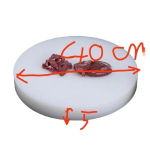 THỚT NHỰA TRÒN DÀY 3-5CM CAO CẤP GIÁ RẺ