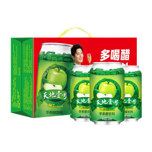 Tiandi No. 1 Vinegar Drinks 330ml × 15 Cans 天地壹号苹果醋饮料