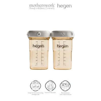 Hegen PCTO™ 240ml/8oz Breast Milk Storage PPSU 2-Pack