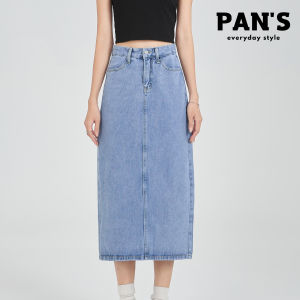 Rok Jeans Wanita Panjang / Rok Denim Wanita / Rok Span Theana / Skirt High Waist / Rok Denim Jumbo Size Retro Korean Fashion