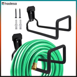Hodeso Heavy Duty Wall Hook Garden Hose Holder Wall Mounted Metal Hook Organizer Outdoor