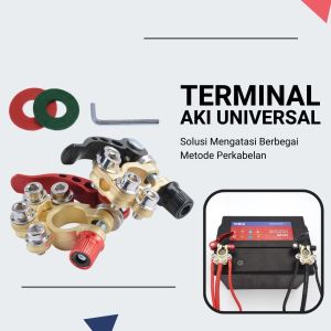 Terminal Kepala Aki Baterai Accu Mobil Quick Release 2 Pcs Berkualitas