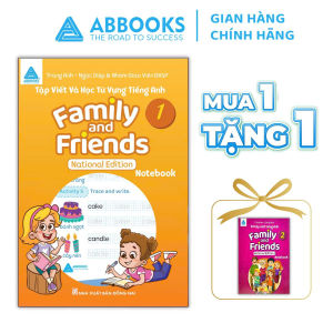Sách - Vở tập viết Tiếng Anh - Family And Friends - National Edition 1 - Notebook