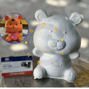 Tượng thạch cao STITCH S10 (Không kèm màu) tô tượng đồ chơi cho trẻ