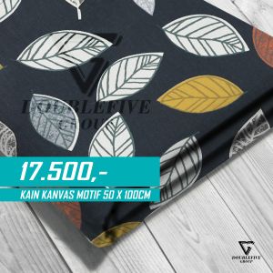 Kain Kanvas 50x100 Kain Kanvas Monster Meteran Kain bahan Tas Kanvas