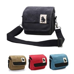 DBP1099 Portable Canvas Single Shoulder Bag Waterproof Photographic Equipment Camera Video Bag Digital Storage Camera Bag SLR Camera Bag Digital Shoulder Pouch