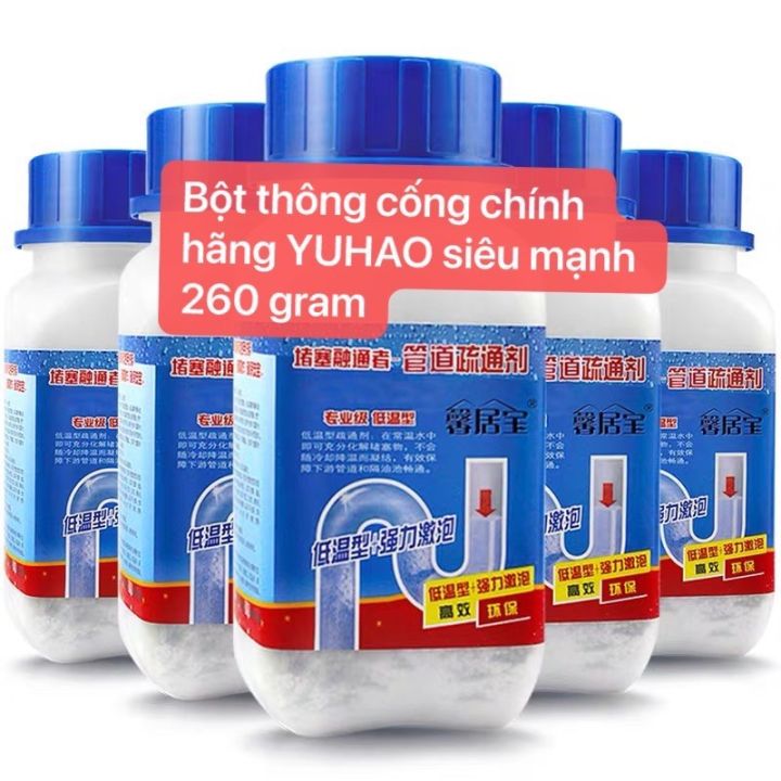 [Siêu Rẻ] Bột Thông Cống yuhao, thông tắc bồn cầu, bồn rửa bát