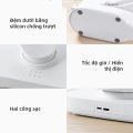 Quạt tích điện 2 cổng sạc, quạt mini để bàn pin 4000mah dùng liên tục đến 15h, quạt tích điện để bàn cỡ lớn xoay tự động. 
