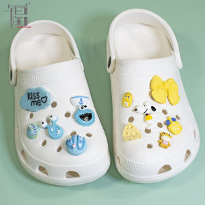 Cute Sanrio Cartoon 3D Doll Crocs Women Shoes Charms Ponyo Winnie Bear Fairy Dream StellaLou Shoe Buckle DIY Hole Shoe Accessories Shoe Flower Clogs Decoration for Crocs
