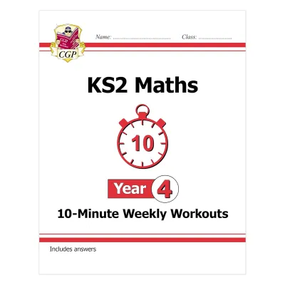 New Ks2 Maths 10 Minute Weekly Workouts Paperback by CGP Books